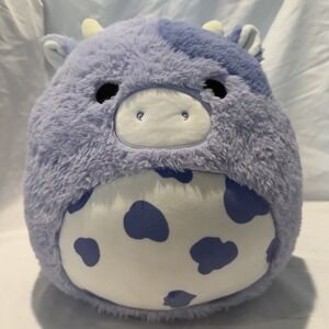 Squishmallows Bubba Cow Plushie Stuffed Animal 2023 Toy Collectible